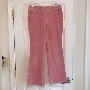 Style & Co. vintage 90’s pink cotton corduroy boot cut midrise pants jeans 8